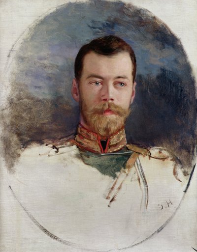 Studie für ein Porträt von Zar Nikolaus II. (1868-1918) 1898 von Henri Gervex